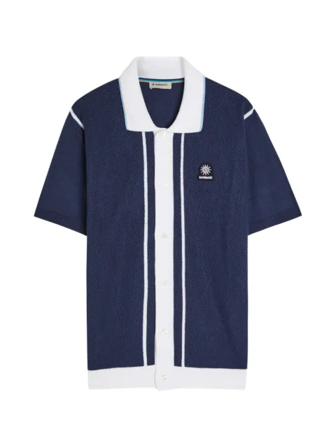SANDBANKS contrast-trim shirt