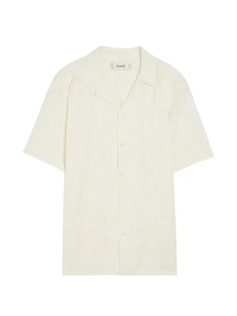 Foret Peer jacquard short-sleeve shirt