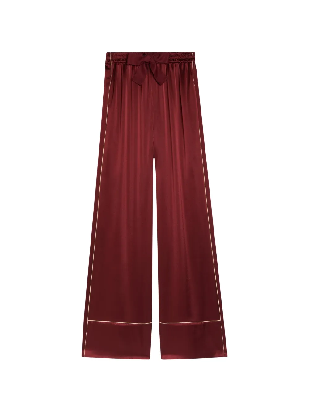 Roksanda Nael piping-detail palazzo trousers - Red