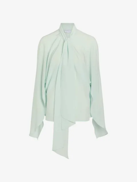Stella McCartney bow cape-sleeve blouse