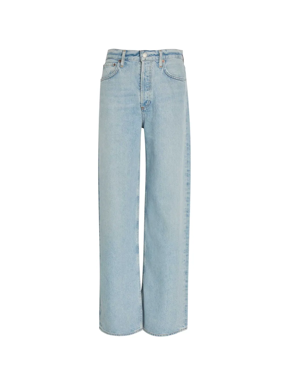 AGOLDE Ren faded wide-leg jeans - Blu