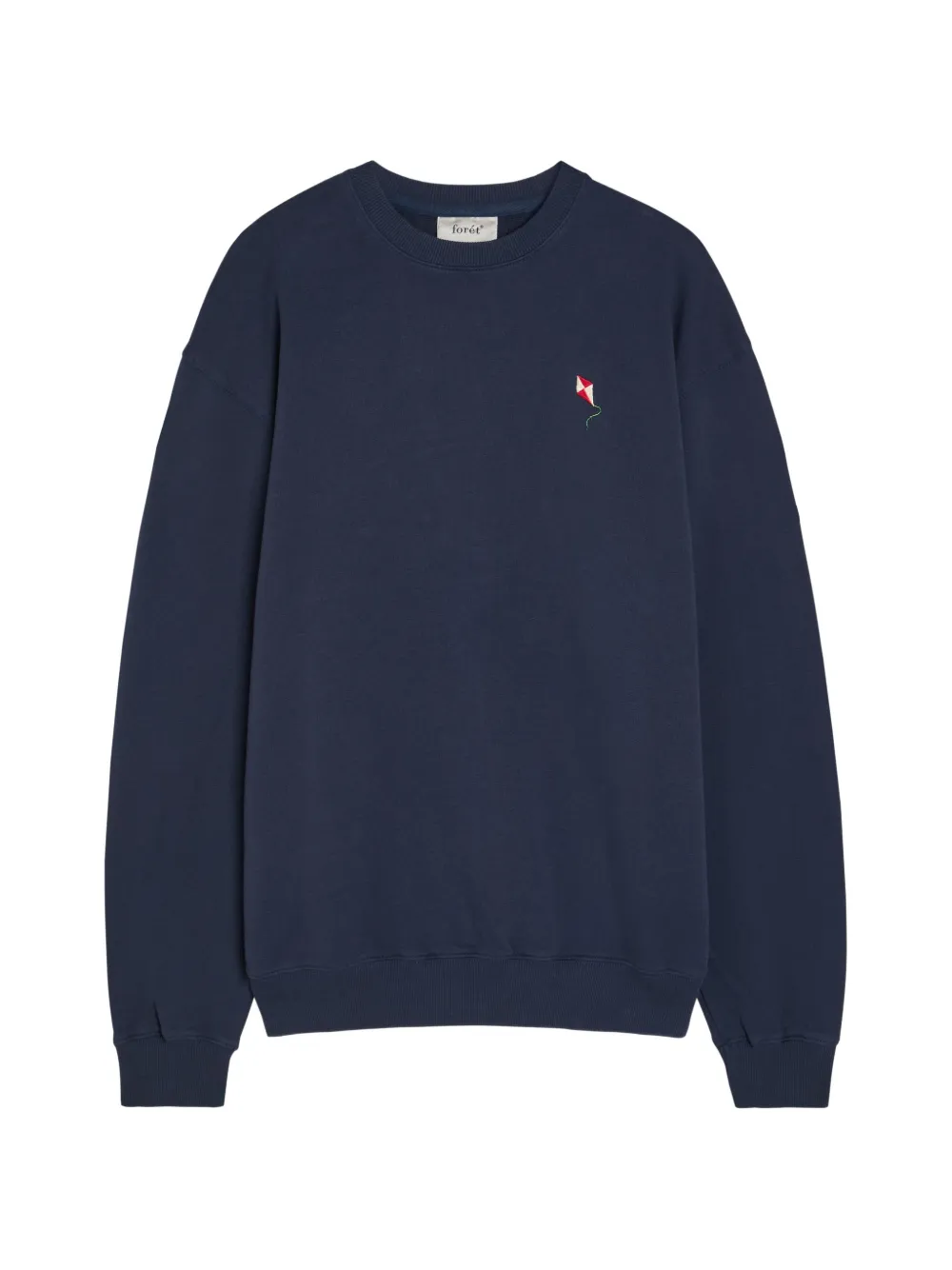 Foret kite-embroidered sweater - Blu
