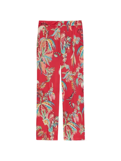 ETRO graphic-print straight-leg trousers