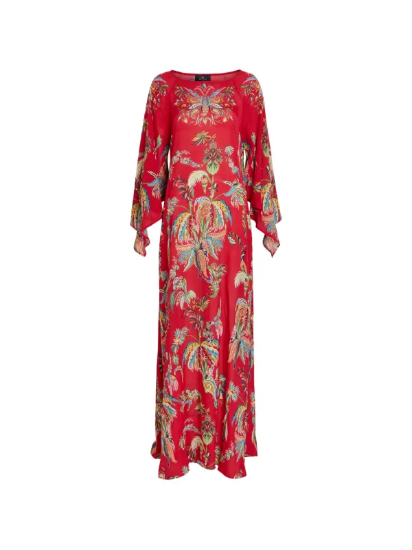 red paisley maxi dress Endless Love Story Paisley Maxi Dress