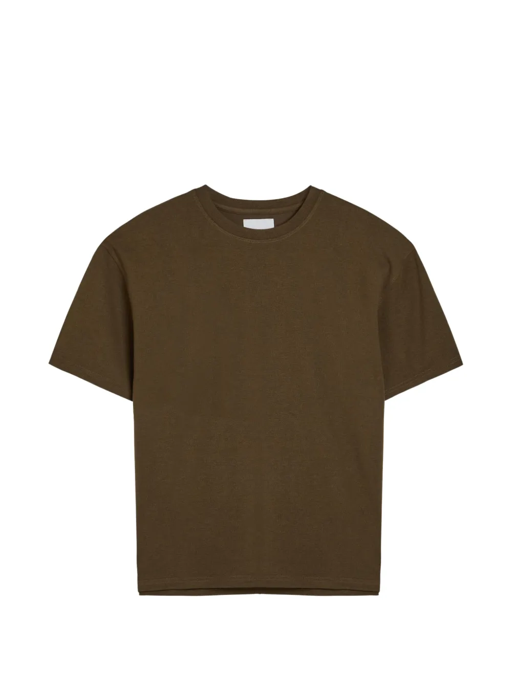 RAITH Tomas crew-neck short-sleeve T-shirt | Brown | Image 1