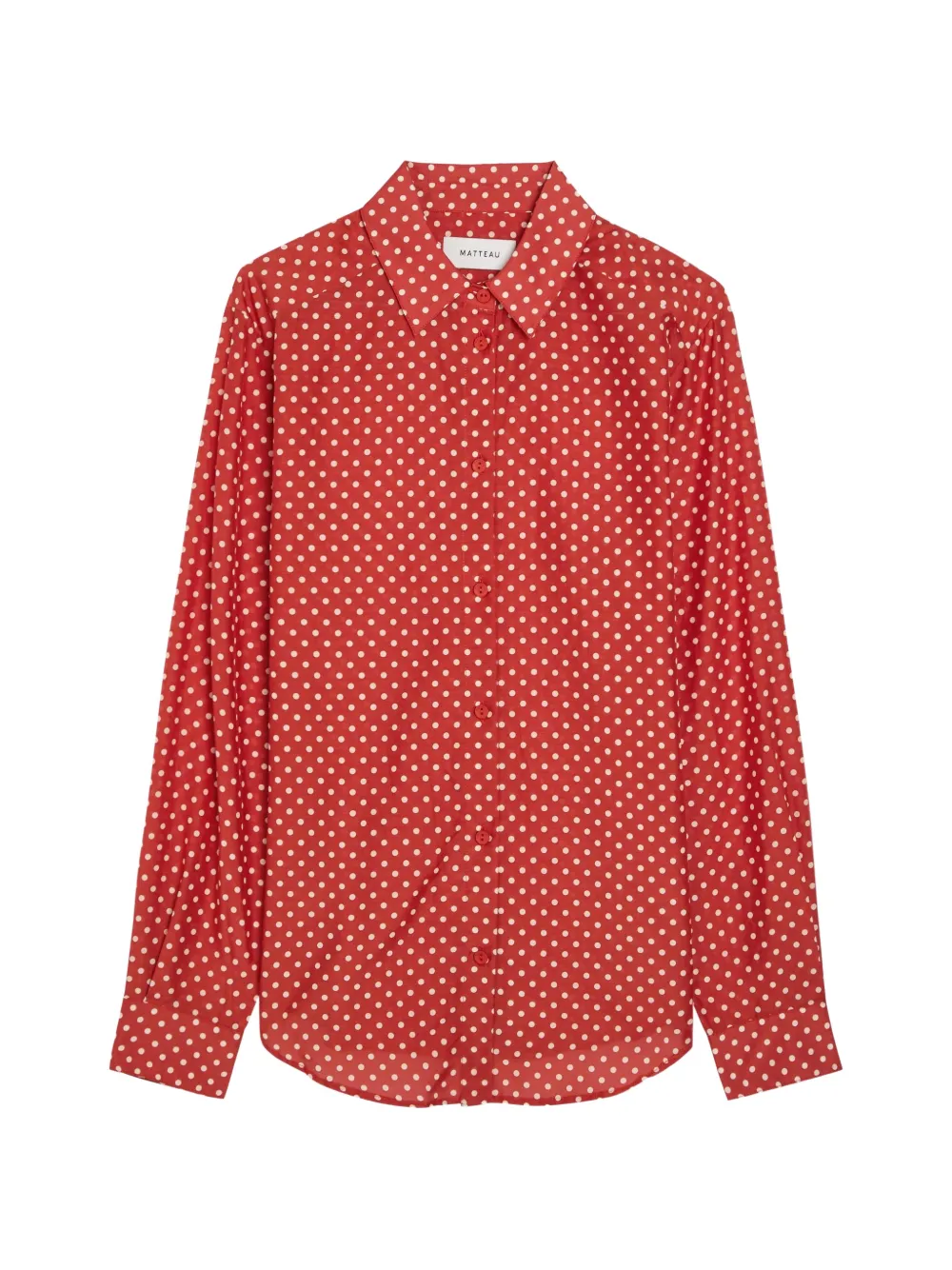 Matteau Camicia a pois - Rosso