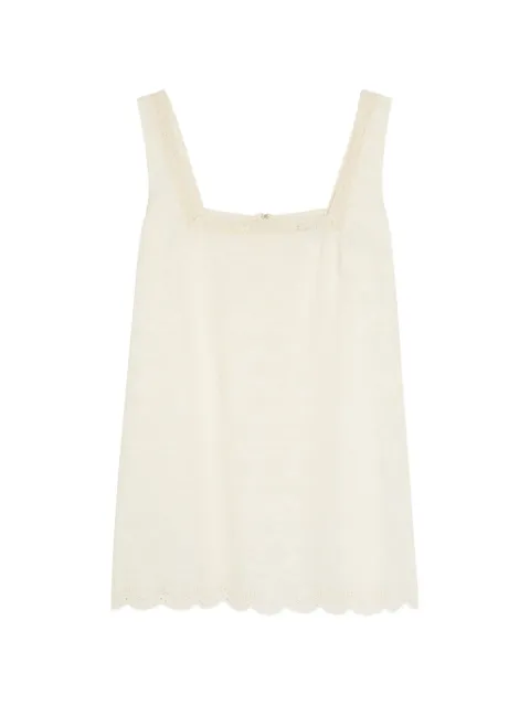 SOLAQUA Delilah floral-lace mini dress