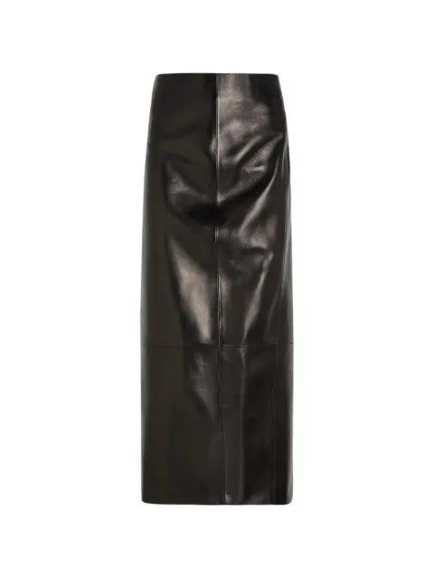 KHAITE — Lyle high-waisted leather maxi skirt