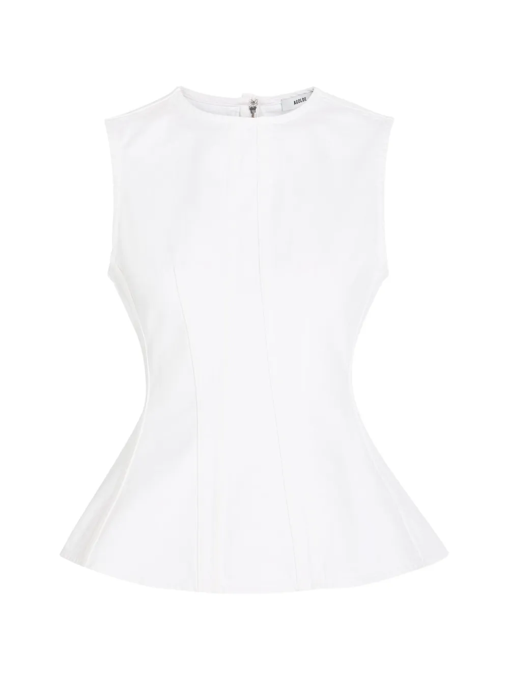 AGOLDE Corbin sleeveless top - White