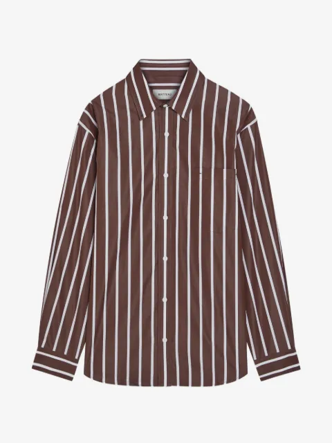 Matteau striped long-sleeve shirt