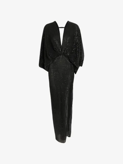 L'IDÉE Paradiso pleated maxi dress