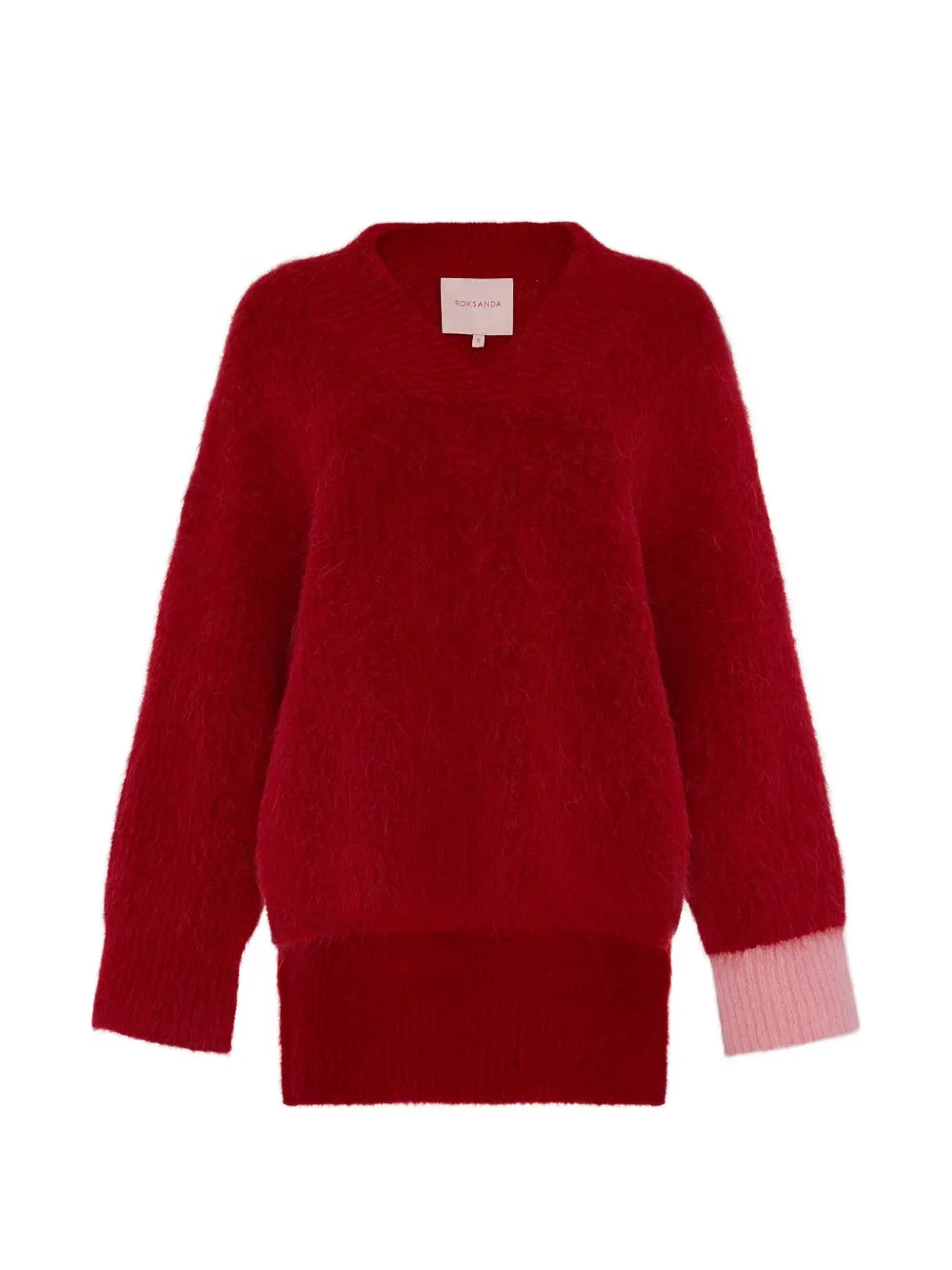 Roksanda Maglione Tehla con scollo a V - Rosso
