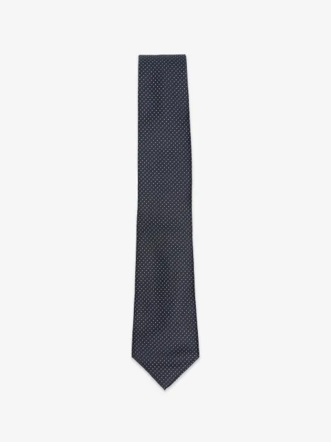 Canali polka-dot twill tie