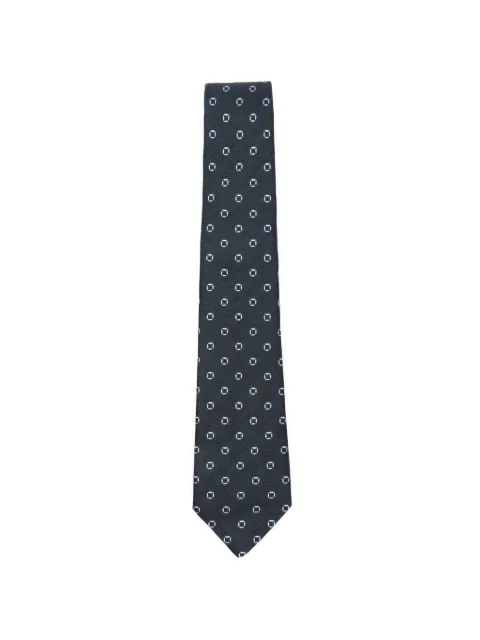 Canali geometric-pattern tie