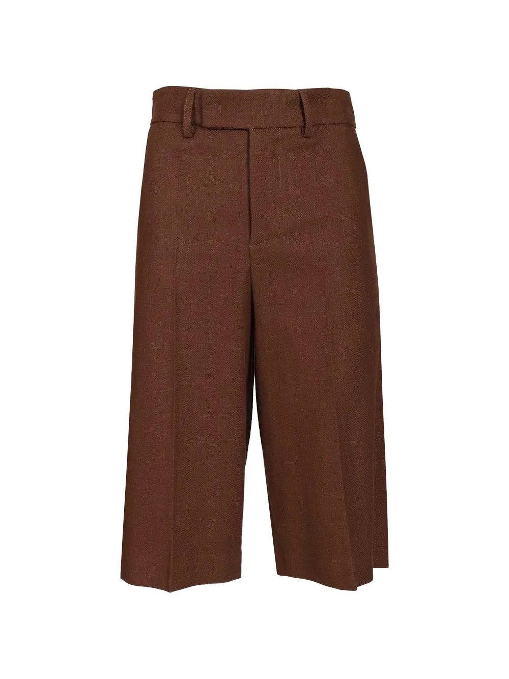 Al Duca D’Aosta 1902 pressed-crease shorts - Marrone