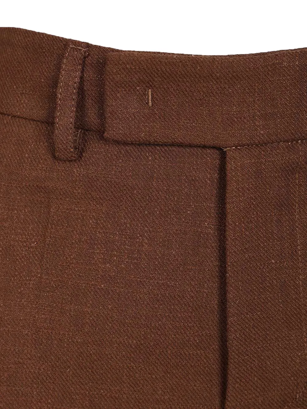 Al Duca D Aosta 1902 Geplooide shorts Bruin