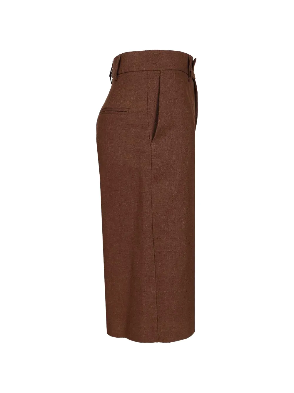 Al Duca D Aosta 1902 Geplooide shorts Bruin
