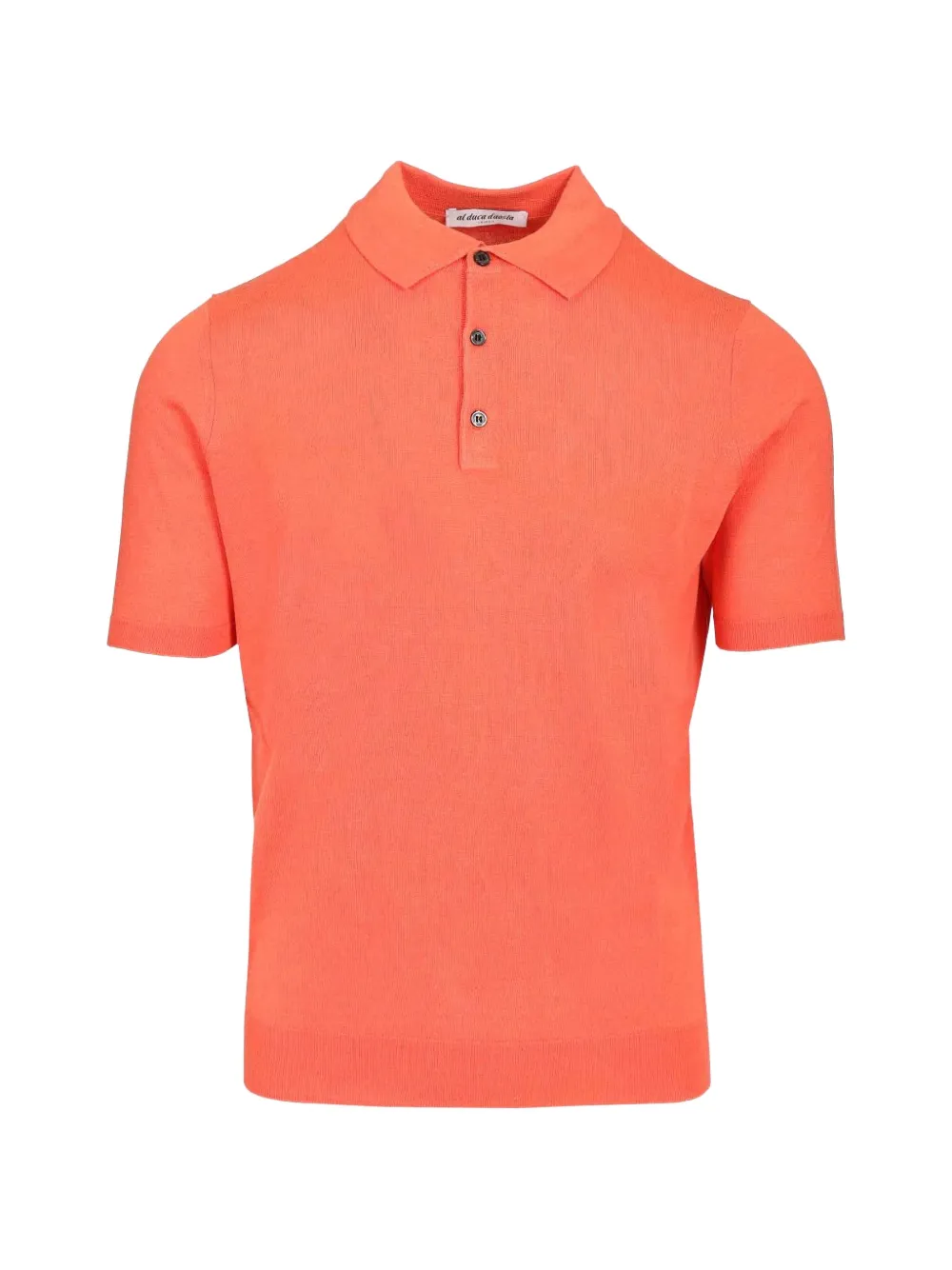 Al Duca D’Aosta 1902 ribbed-trim polo shirt - Rosso