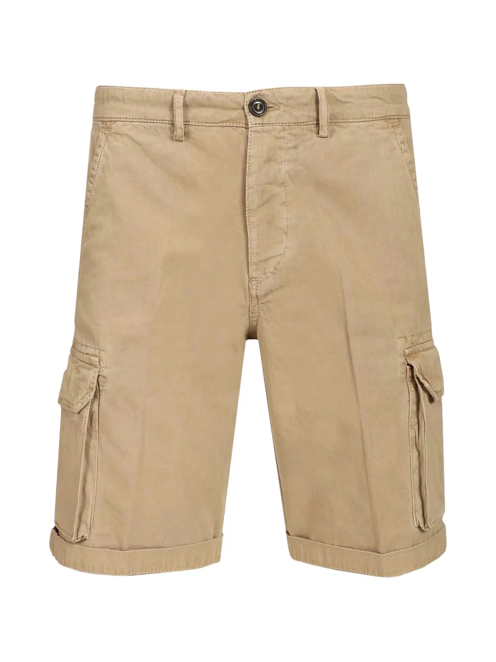 Al Duca D’Aosta 1902 washed cargo shorts - Toni neutri