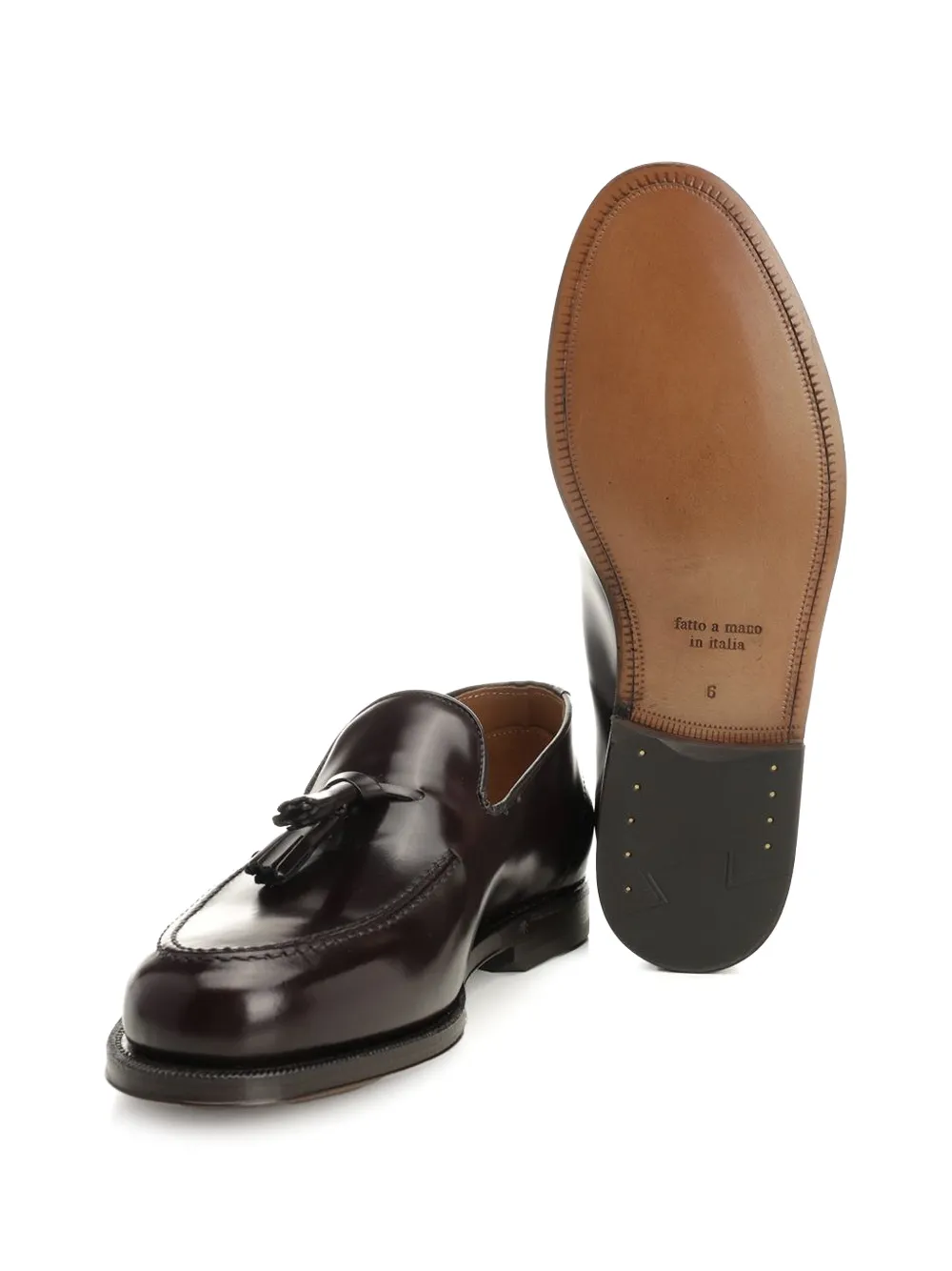 Al Duca D Aosta 1902 tassel-detail loafers Bruin