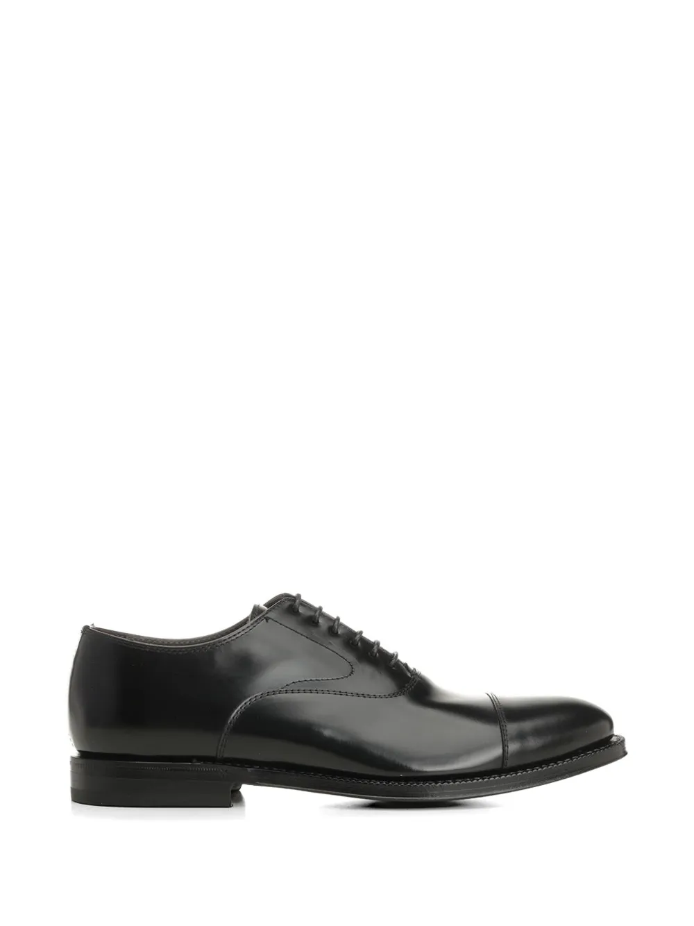 Al Duca D Aosta 1902 brushed Oxford shoes Zwart