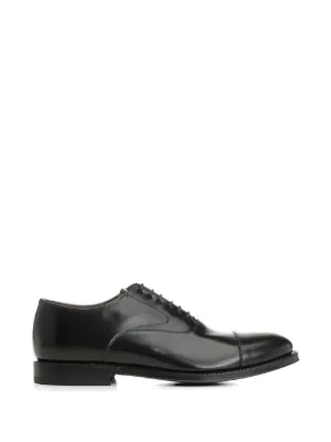 Jil Sander レザー ダービーシューズ | ブラック | FARFETCH JP