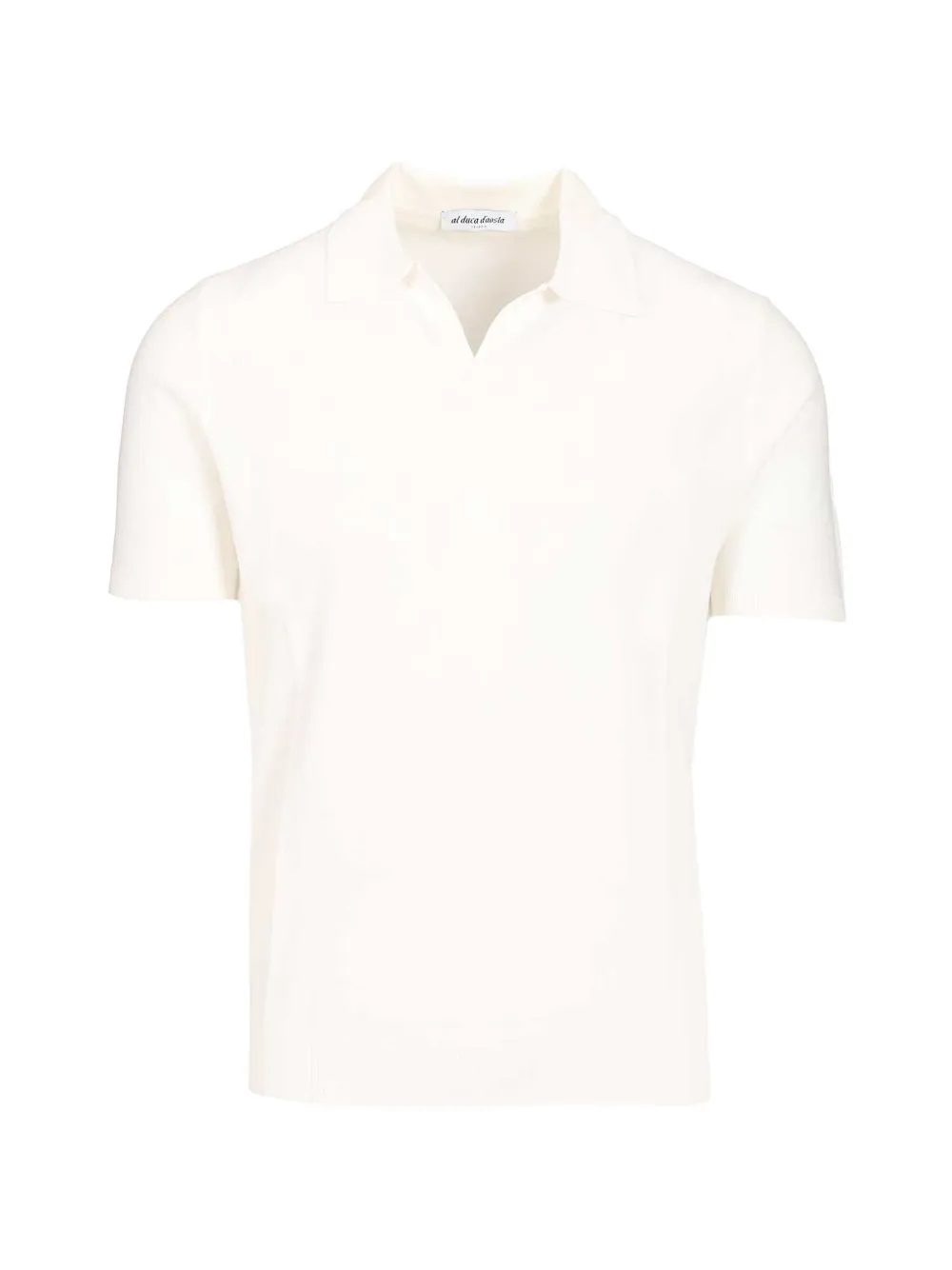 Al Duca D’Aosta 1902 rice-stitch cotton polo shirt - Toni neutri
