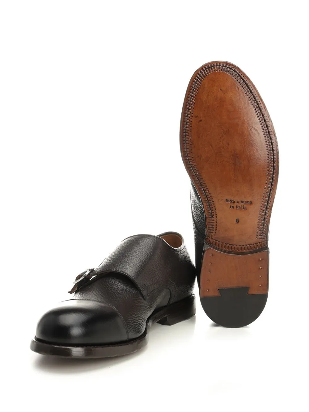 Al Duca D Aosta 1902 double-strap monk shoes Bruin