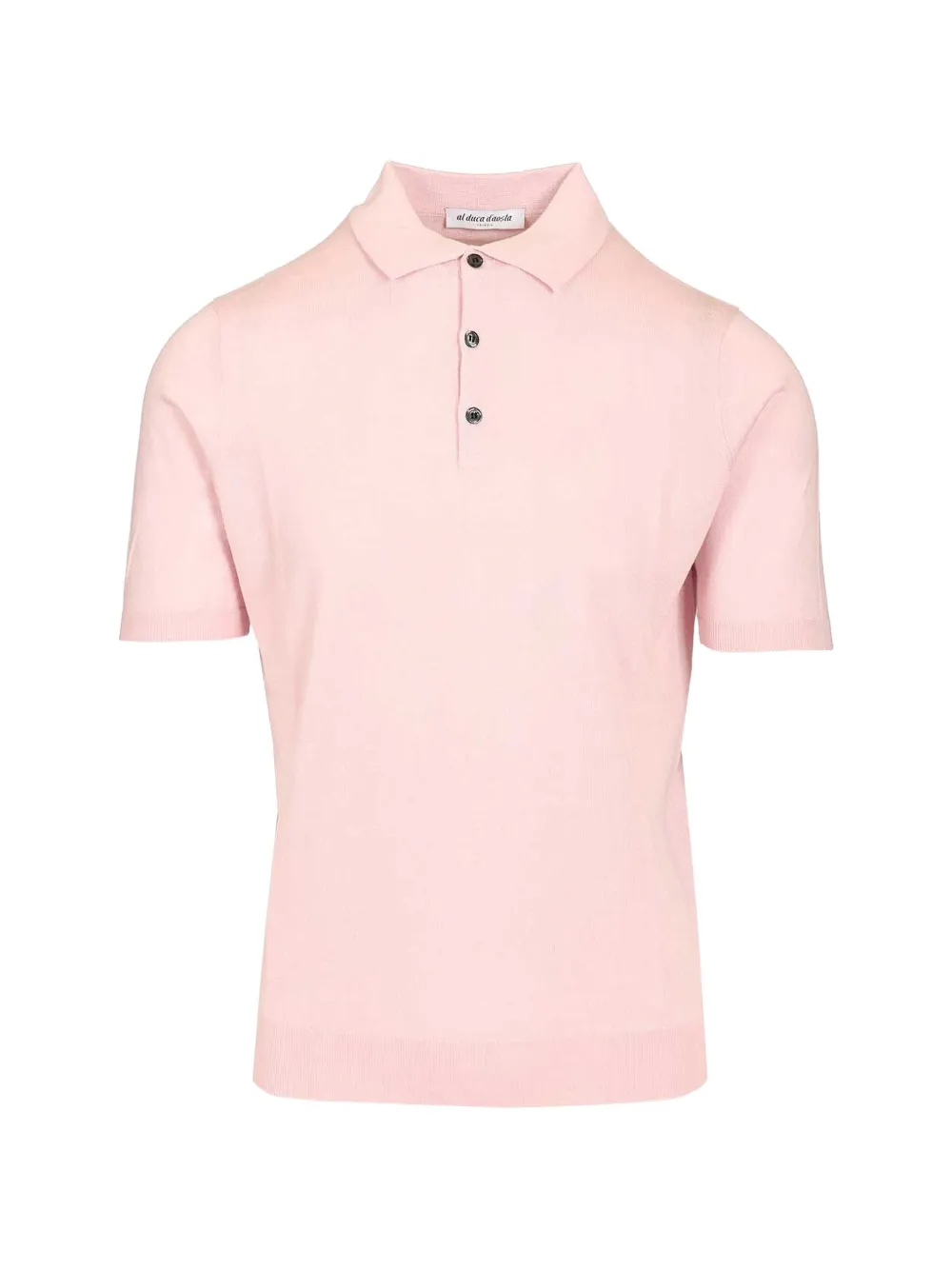 Al Duca D’Aosta 1902 ribbed-trim polo shirt - Rosa