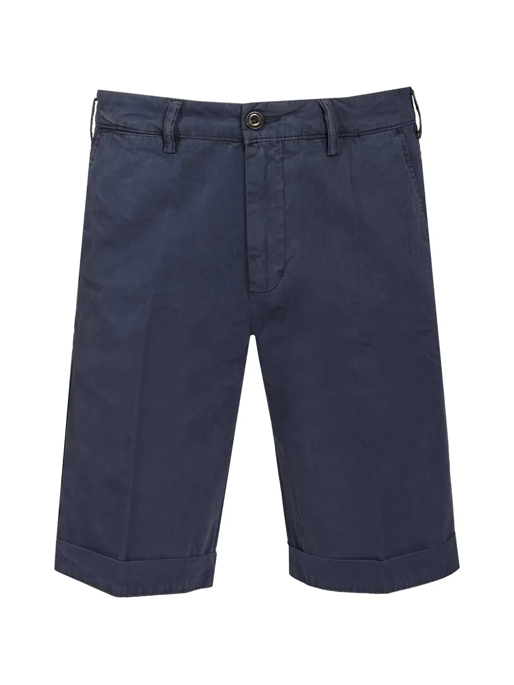 Al Duca D’Aosta 1902 pleated turned-up shorts - Blu