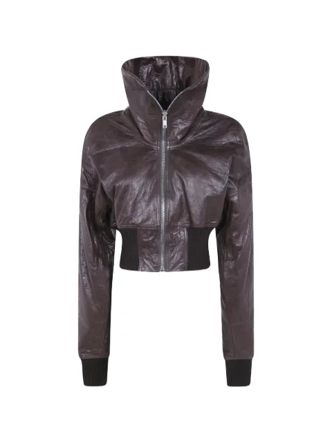Rick Owens Dracuflight cropped leather jacket