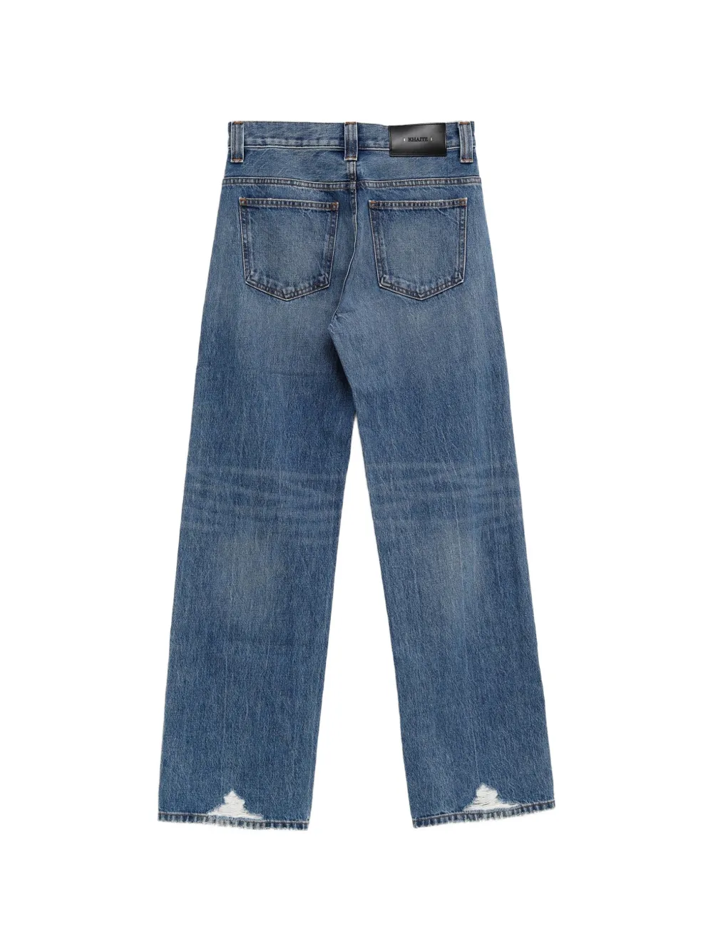 KHAITE Straight jeans Blauw