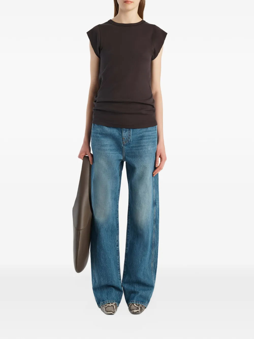 KHAITE Bonnie jeans Blauw