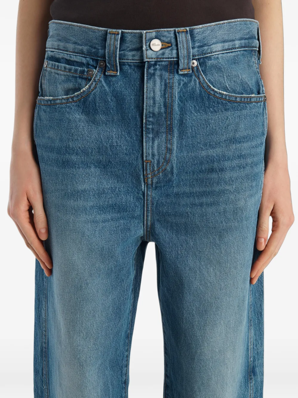 KHAITE Bonnie jeans Blauw