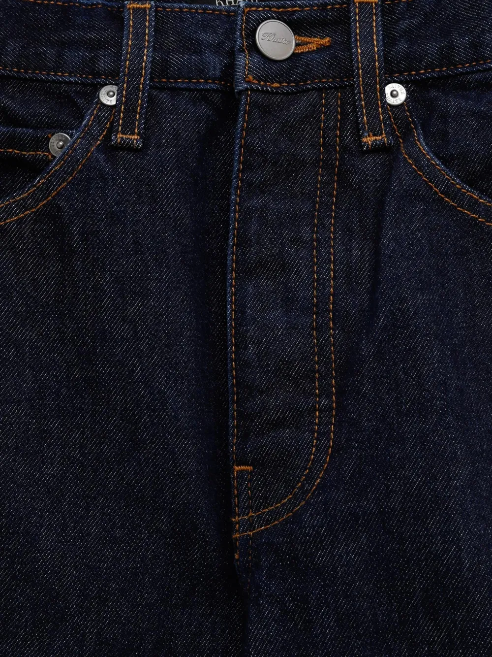 KHAITE Benson straight jeans Blauw