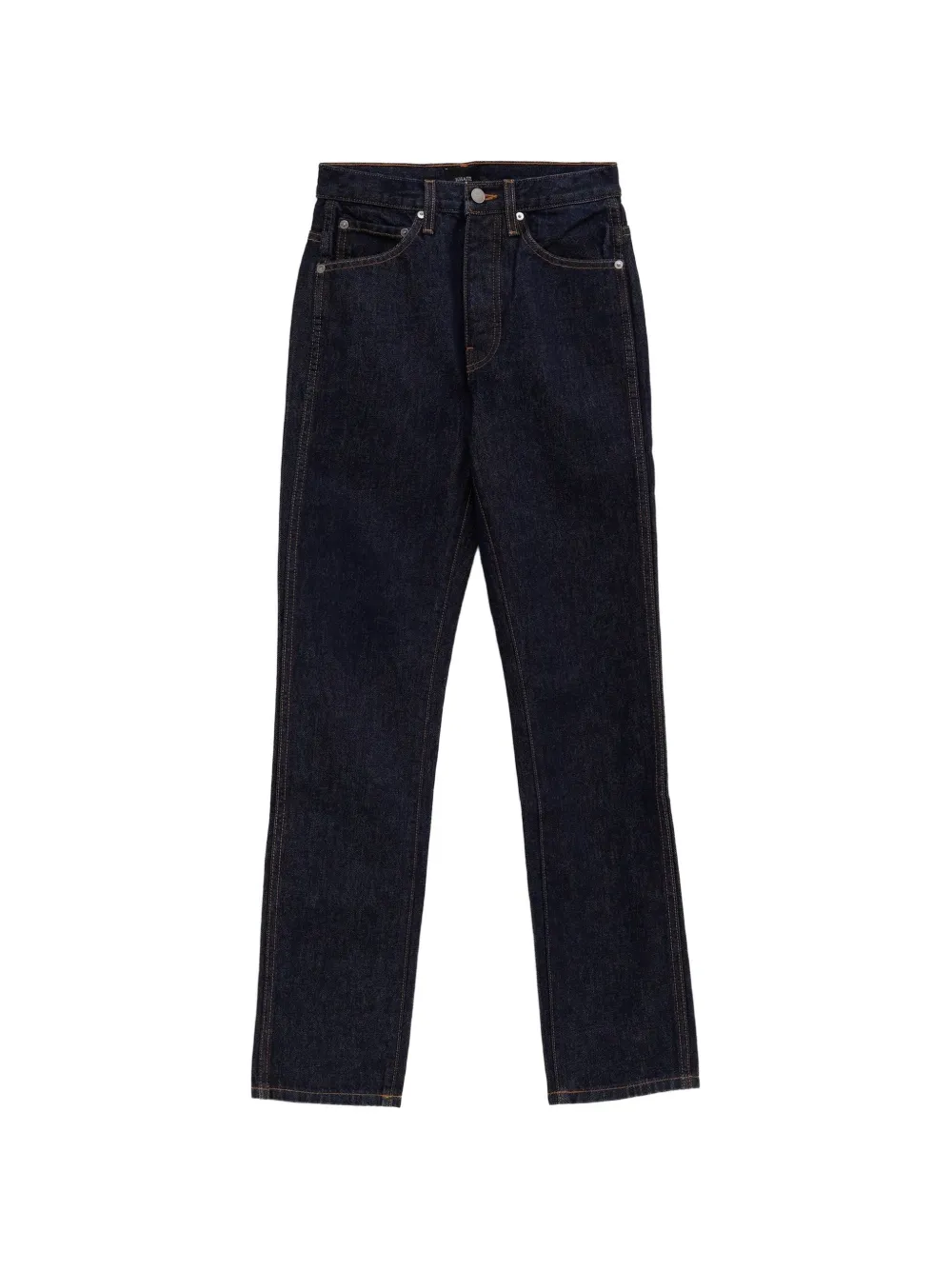 Khaite Benson Straight-leg Jeans In Black