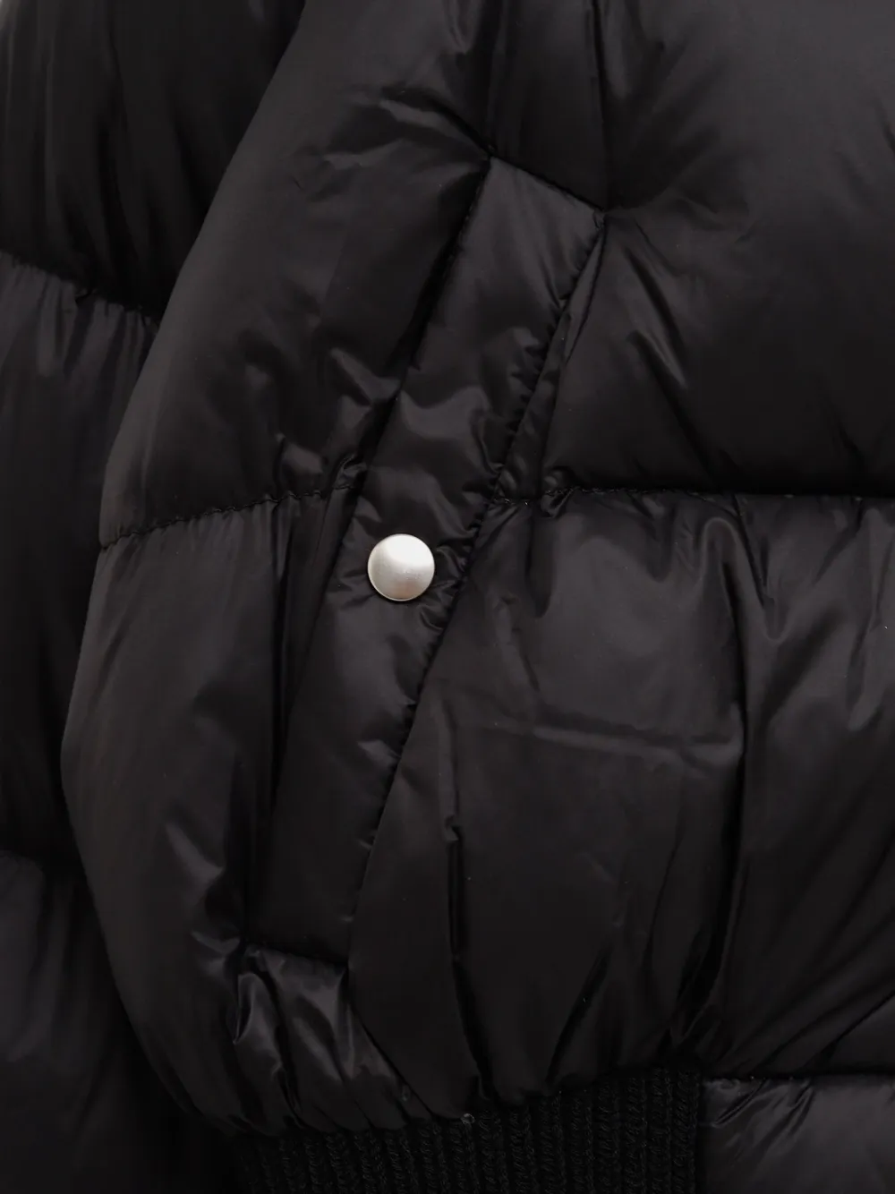 Rick Owens Jack met capuchon en ingesnoerde taille Zwart