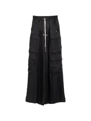 Rick Owens Cargobelas ワイドカーゴパンツ | ブラック | FARFETCH JP