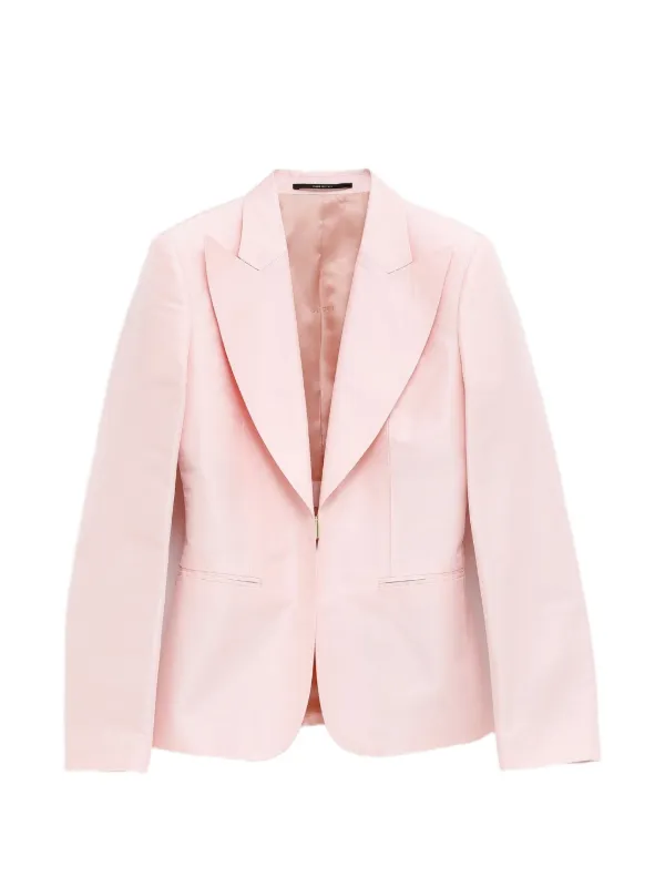 Gucci Fine Silk Faille Jacket in Pink