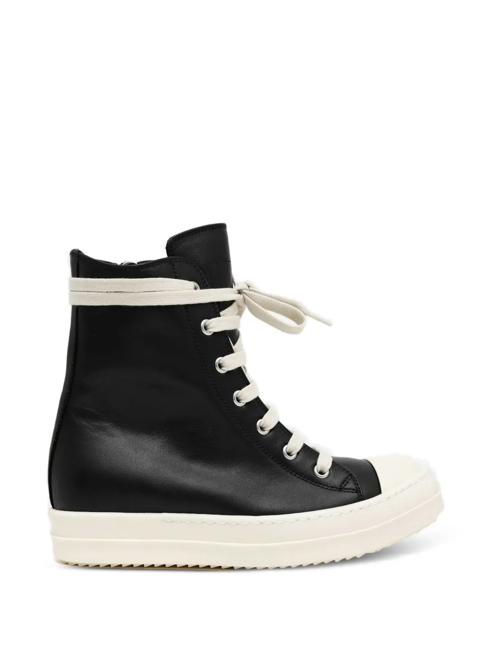Rick Owens Tower leather high-top sneakers - Nero