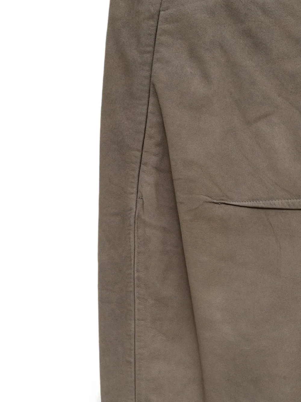 Rick Owens Sliced rok Grijs