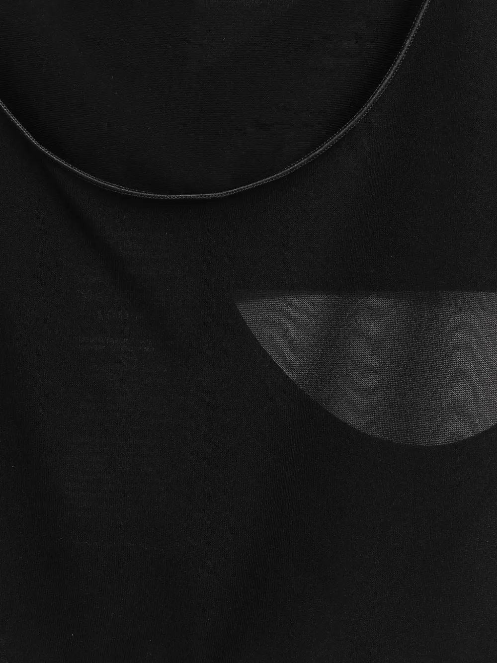 Gucci Top met gelaagd effect en uitgesneden details Zwart