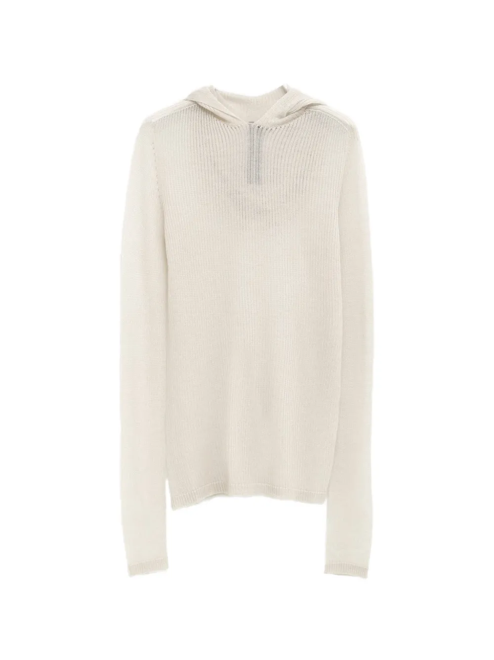 Rick Owens ribbed hoodie - Toni neutri