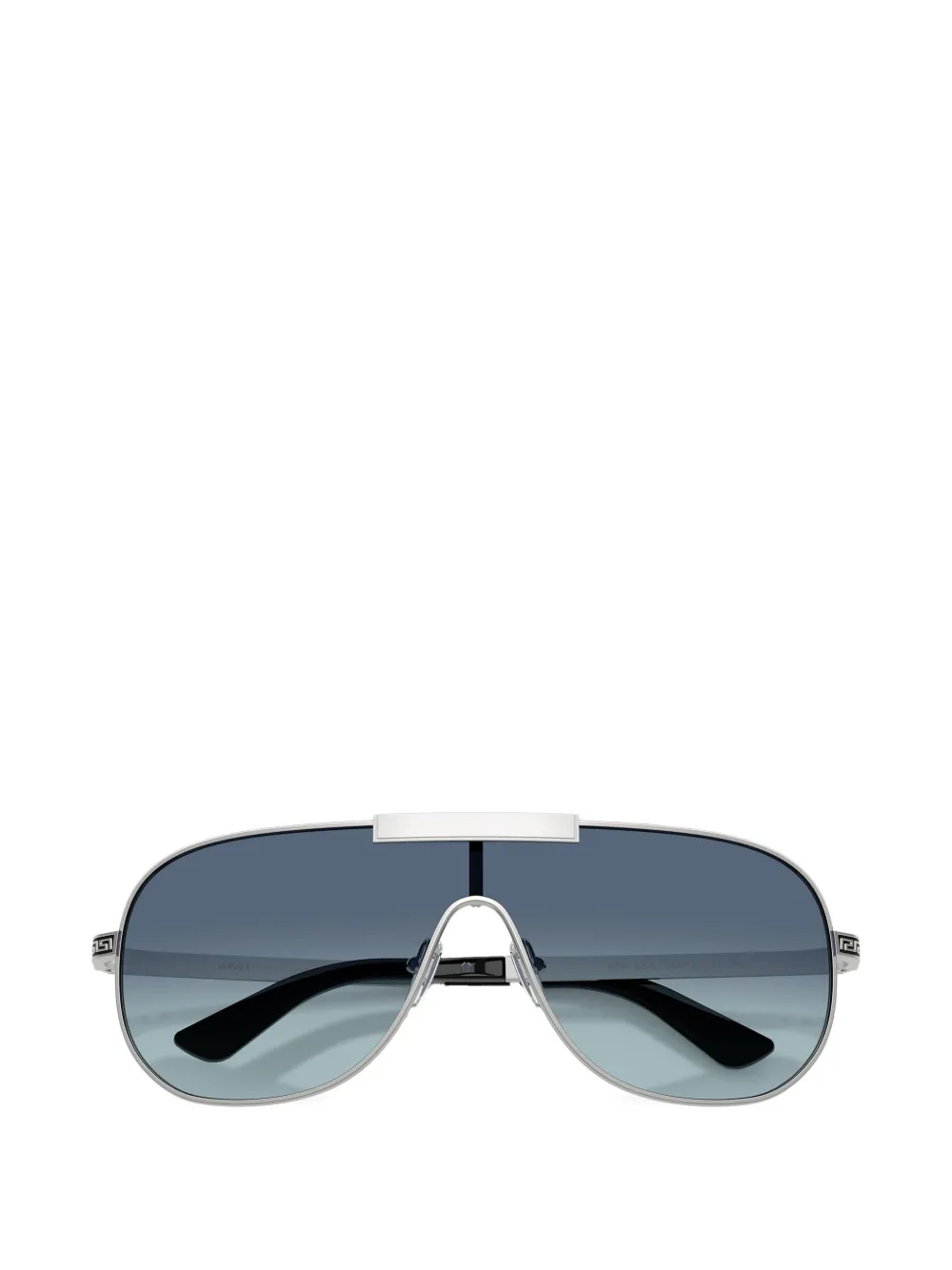 Versace Eyewear Zonnebril met piloten montuur en Greca detail Zilver
