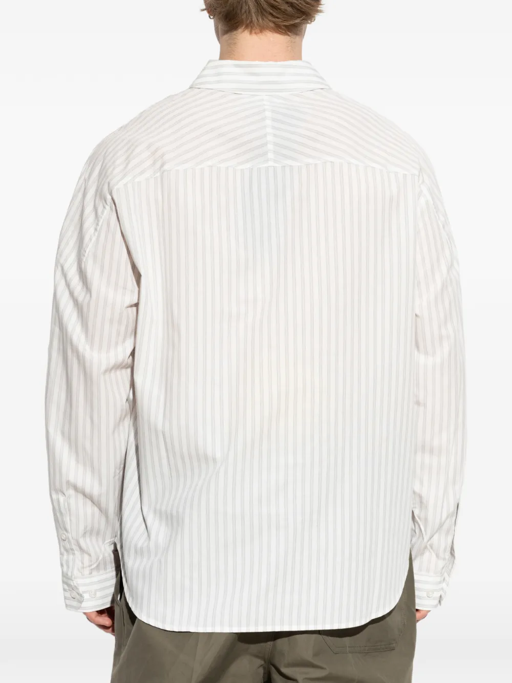 Represent Gestreept overhemd Beige