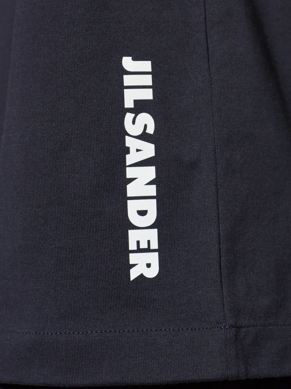Jil Sander T-shirt met logoprint Blauw