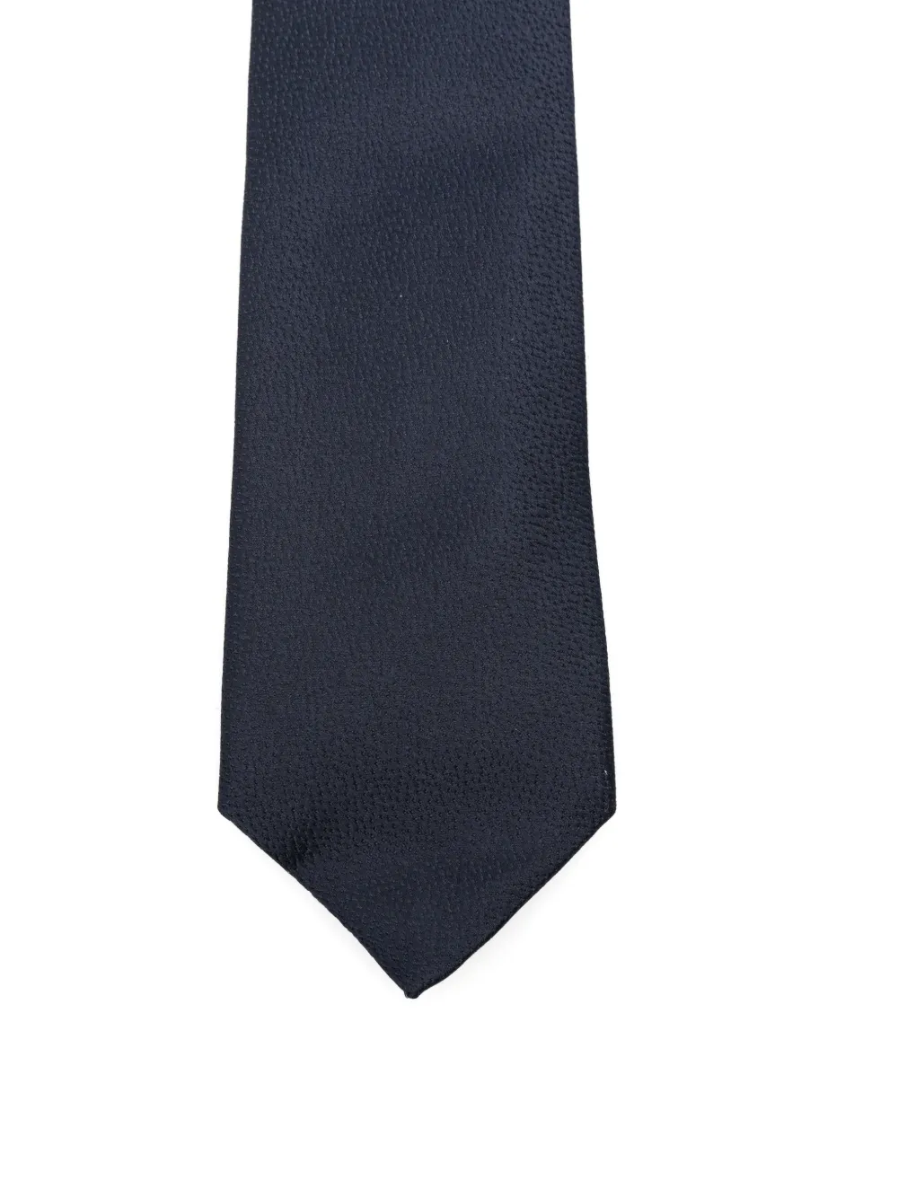 Canali Getextureerde stropdas Blauw