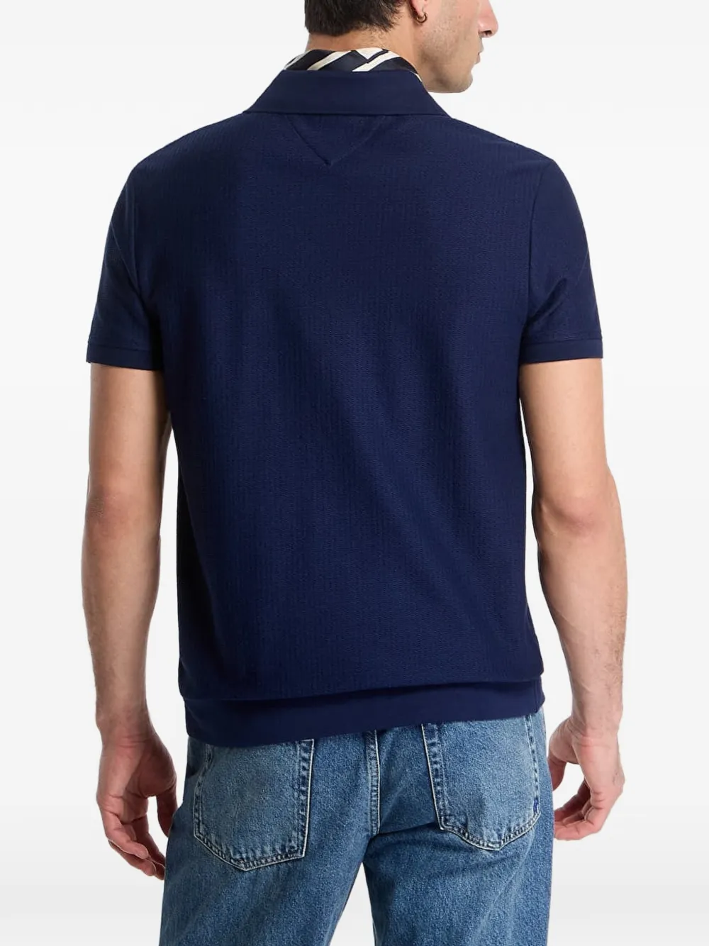 Tommy Hilfiger Overhemd met textuur Blauw