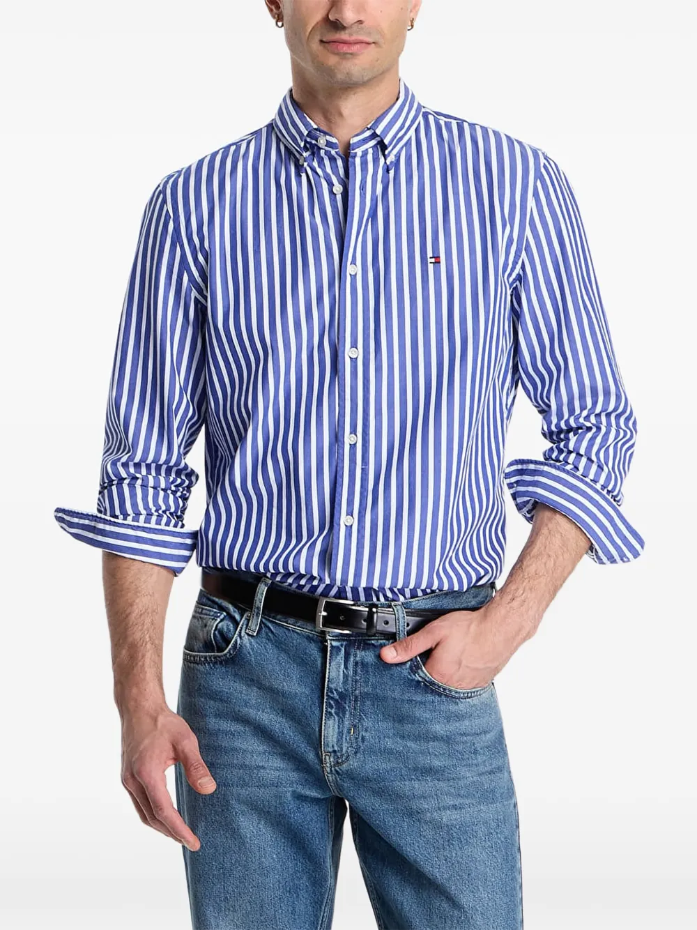 Tommy Hilfiger Camicia a righe - Blu
