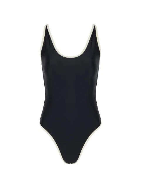 SOLAQUA Swim II piping-detail swimsuit